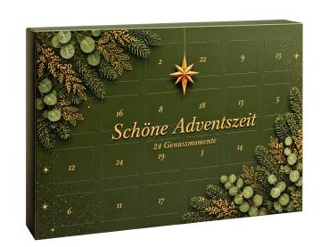 Adventskalender leer Pralinen Schöne Adventszeit